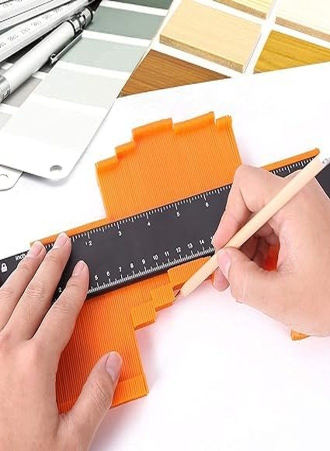 MATSON مقياس ماتسون الرئيسي للمحيط، أداة قياس المحيط، أداة قياس فائقة، مسطرة قياس بلاستيكية رئيسية للزوايا، قوالب النجارة، البلاط والصفائح - Image 5